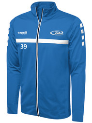 RUSH CONNECTICUT SOUTH WEST SPARROW -- TRAINING FULL ZIP JACKET -- BLUE WHITE