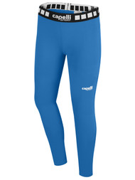 GIRLS AND WOMEN FULL LENGTH PERFORMANCE TIGHT -- BLUE WHITE - ID