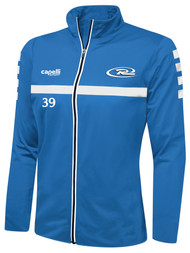 RUSH CONNECTICUT SHORELINE SPARROW TRAINING FULL ZIP JACKET-- BLUE WHITE