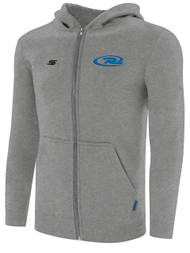 IOWA RUSH  NORTH BASICS ZIP UP HOODIE -- LIGHT HEATHER GREY
