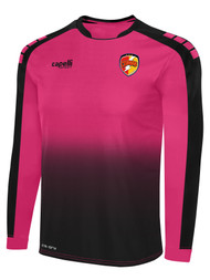 CHARGERS SC SOHO OMBRE LONG SLEEVE GOALKEEPER MATCH JERSEY  WITHOUT PADDING PINK BLACK  