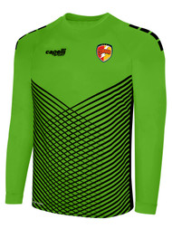 CHARGERS SC MADISON STATIC LONG SLEEVE GOALKEEPER JERSEY WITHOUT PADDING POWER GREEN BLACK