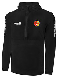 CHARGERS SC CLASSIC PACKABLE WINDBREAKER BLACK WHITE