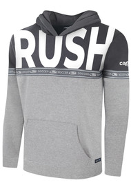 SPECIAL EDITION COLOR BLOCKED PULLOVER HOODIE -- LIGHT HEATHER GREY  - CA