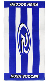 PRINTED TOWEL -- BLUE WHITE  - CA