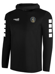 READING UNITED AC BASICS I HOODIED TRAINING TOP BLACK WHITE