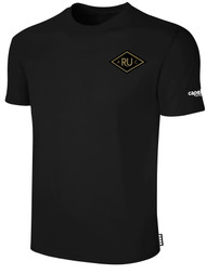 READING UNITED AC SHORT SLEEVE T-SHIRT DIAMOND CREST WEARERS LEFT CHEST BLACK WHITE