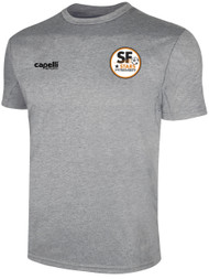 SF STARS PREMIER TRAVEL TRAINING  TEE    --    LIGHT   HEATHER   GREY