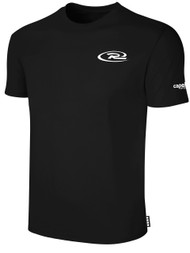 KANSAS RUSH SHORT SLEEVE TEE SHIRT -- BLACK