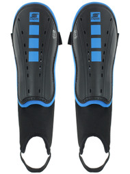 RUSH KANSAS CAPELLI SPORT FOUR CUBES SHINGUARDS WITH ANKLE STRAP --BLACK ROYAL BLUE