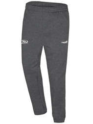 BASICS FLEECE SWEATPANTS -- DARK HEATHER GREY WHITE  - AM