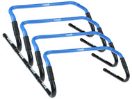 MONTANA YOUTH SOCCER  ADJUSTABLE HURDLES WITH RUBBER FEET PROMO BLUE WHITE 