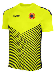 CHAPPAQUA MADISON STATIC SHORT SLEEVE GOALKEEPER JERSEY NEON YELLOW BLACK