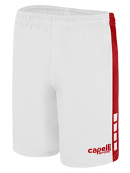 CHARGERS SC  TEAM  I   MATCH SHORTS WHITE  RED  