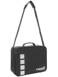 CHAPPAQUA 4 CUBE PRO MEDICAL BAG 17.25"L X 5 .375"W X 13.25"H BLACK SILVER METALLIC