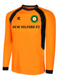 NEW MILFORD RAVEN GOALIE JERSEY --  ORANGE BLACK