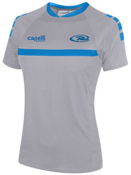 RUSH RHODE ISLAND SPARROW SHORT SLEEVE TRAINING JERSEY-- GREY BLUE -- AM IS OUT OF STOCK, PLEASE CHOOSE AL OR AS