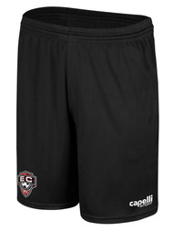 EAST COAST FC CS ONE MATCH SHORTS BLACK WHITE