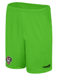 EAST COAST FC CS ONE PIQUE GOALKEEPER SHORTS POWER GREEN BLACK