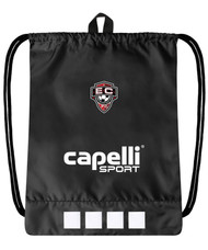 EAST COAST FC CS II SIMPLE SACK PACK 18" H X 14.5W" X .5" BLACK WHITE