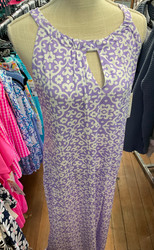 Dress, Maxi Lilac Pattern Coolant Fabric LuLu B 