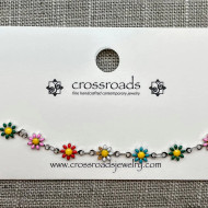 Anklet, Flower Enamel 