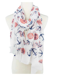 Scarf, Anchor White