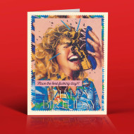 Card, Birthday Cake In Your Face