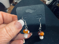 Earrings, Mushroom Brown 
