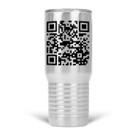 Mug, Thermal QR Code “Fuck You” Stainless Steel 20oz USA Made