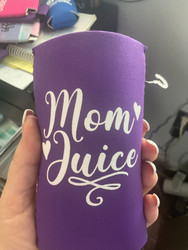 Can Koozie, Slim Can Mom Juice Purple