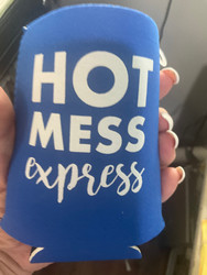 Can Koozie, Hot Mess Express Blue