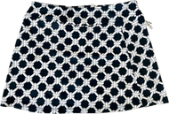 Skort, Phone Pocket 2 Zip Pockets Coolant Fabric SPX 50 Rope Pattern