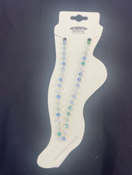 Anklet,  Blue Beaded