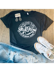 T-Shirt, Welcome To The Shitshow, I Hope You Brought Alcohol Black
