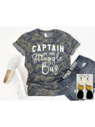 T-Shirt, Captain Of The Struggle Bus Camo