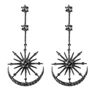 Earrings, Star Celestial CZ Crystal