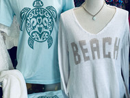 Sweater, Beach Lightweight White Sand
