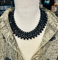 Necklace, Crystal Black