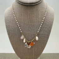 Necklace, Pearl Charm