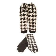 Gloves, Driving Texting Pad Hpundstooth