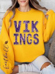 Sweatshirt Minnesota Vikings Football NFL Gold 
