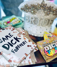Card, Wedding Bridal Shower Greeting Same Dick Forever Blank Inside