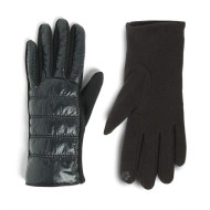 Gloves, Puffer Texting Black