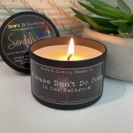Candle, Soy Please Don’t Do Coke In Our Bathroom 