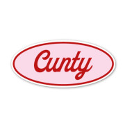 Sticker, Cunty Retro Diner Name Patch