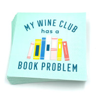 Napkins, My Wine Club Has A Book Problem 20pk