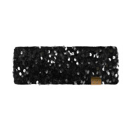 Headband, Sequin Black