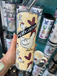 Mug, Insulated Travel Stainless Steel Chicken Rooster Mother Clucker muthaclucker 
