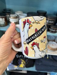 Mug, Coffee Beverage Chickens Rooster Mother Clucker Muthaclucker 